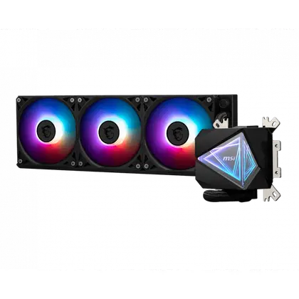 Водяное охлаждение для CPU MSI MAG CORELIQUID I360 Socket Intel/AMD, ARGB, 3pin, Fan 3x120см