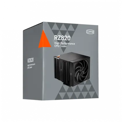 Вентилятор для процессора PCCooler RZ820 BK 300W ARGB 4pin 1851/1700/1200/115X/20XX/AM4/AM5 Черый
