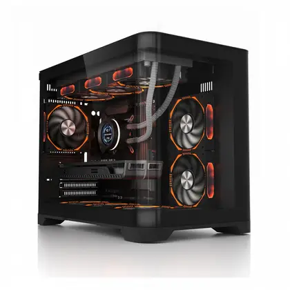 Компьютерный корпус 1STPLAYER UV6 WHITE без Б/П