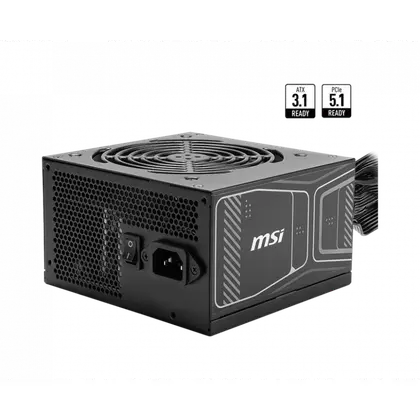 Блок питания MSI MAG A750GN PCIE5, 750W, Active PFC, 80+ GOLD, Non modular, MAG A750GN PCIE5