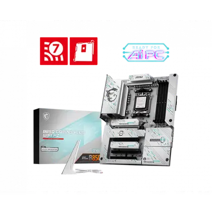 Материнская плата MSI B850 GAMING PLUS WIFI PZ AM5/AMD B850/4xDDR5/3xM.2/1xPCI-E x16, Standard-ATX