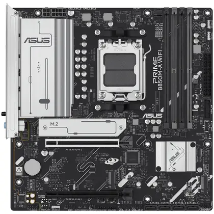 Материнская плата ASUS PRIME B850M-A WIFI AM5/AMD B850/4xDDR5/3xM.2/2xPCI-E x16, Micro-ATX
