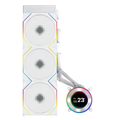 Водяное охлаждение для CPU Lian Li Hydroshift lI LCD-C 360TL White G89.GHS2LCD36TW.00