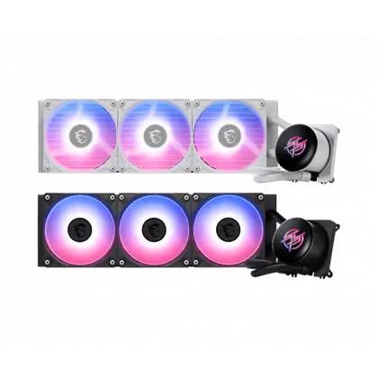 Водяное охлаждение для CPU MSI MPG CORELIQUID P13 360, 1700/1851/AM4/AM5, ARGB, Fan 3x120mm, Черный