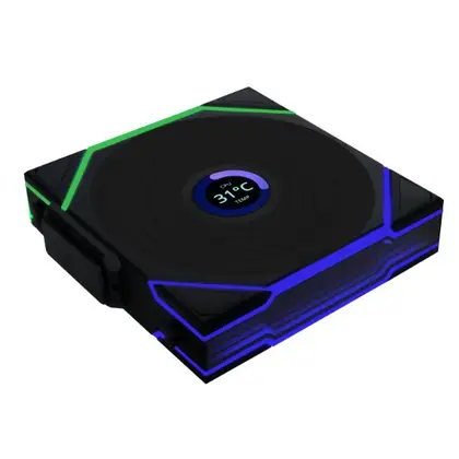 Вентилятор для корпуса Lian Li UNI FAN TL140 LCD Wireless 140mm RGB Black G99.14TLLCD1W1B.00