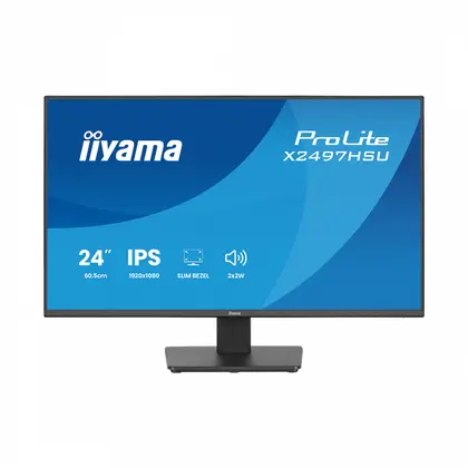 Монитор iiyama ProLite X2497HSU-B1 23.8" IPS/1920×1080/120Hz/4ms/HDMI/DisplayPort/USB-C x2