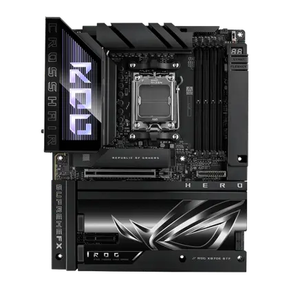 Материнская плата ROG CROSSHAIR X870E HERO BTF AM5/AMD X870E/4xDDR5/5xM.2/1xPCI-E x16, Standard-ATX