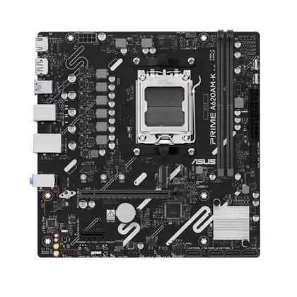Материнская плата ASUS PRIME A620AM-K AM5/AMD A620A/2xDDR5/1xM.2/1xPCI-E x16, Micro-ATX