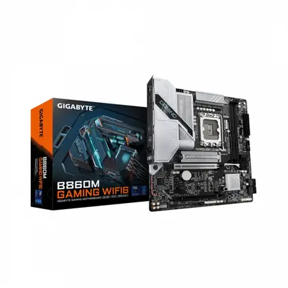 Материнская плата GIGABYTE B860M GAMING WIFI6 LGA1851/Intel B860/2xDDR 5/2xM.2/2xPCI-E x16, Micro-ATX