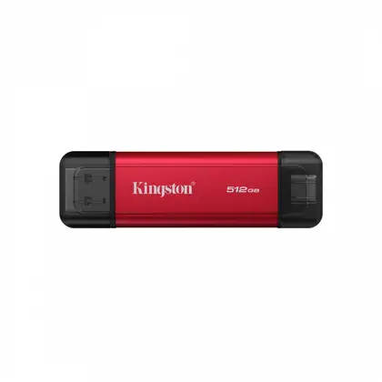 Внешний SSD диск Kingston 512GB Dual Portable Красный