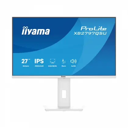 Монитор iiyama ProLite XB2797QSU-W1 27" IPS/2560×1440/75Hz/1ms/HDMI x2/DisplayPort x1 XB2797QSU-W1