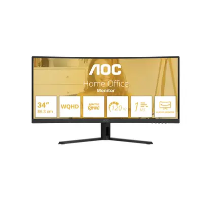 Монитор AOC CU34B3E 34" VA/3440×1440/120Hz/1ms/HDMI/DisplayPort CU34B3E/01