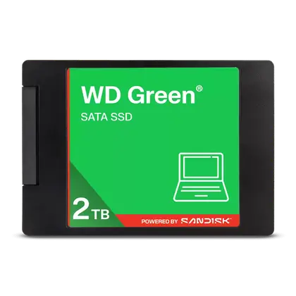 SSD Накопитель Western Digital WD Green 2TB 2.5"/7mm/SATA III/545MB/s Read WDS200T5G0A
