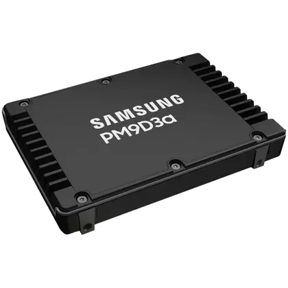 SSD Накопитель Samsung PM9D3a 960GB 2.5" U.2/NVMe/PCIe 5.0/12000MB/s Read/1500MB/s Write MZWL6960HFJA-00AW7