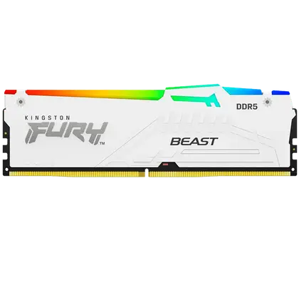 Оперативная память Kingston Fury Beast RGB 16GB DDR5/5600MHz/DIMM/CL40 KF556C40BWA-16