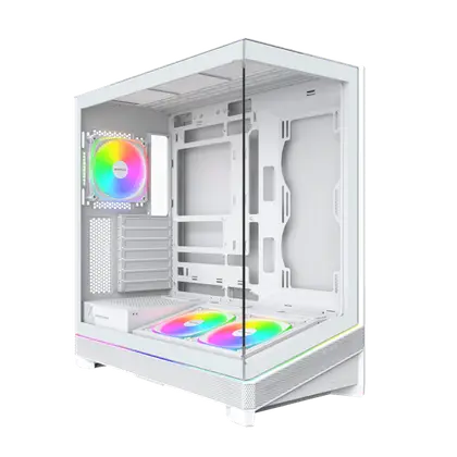 Корпус Montech SKY 3 (W) ATX/Micro-ATX/Mini-ITX (Back-Connected MB) 2xUSB3.0 1xType-C 1xAudio Белый