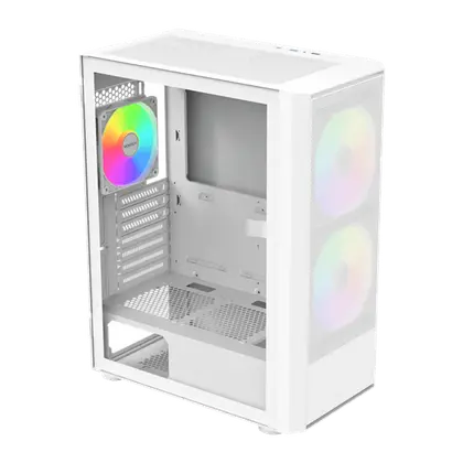 Корпус Montech X2 PLUS (W) ATX/Micro-ATX/Mini-ITX 1xUSB3.0 1xUSB2.0 1xType-C 1xAudio Белый