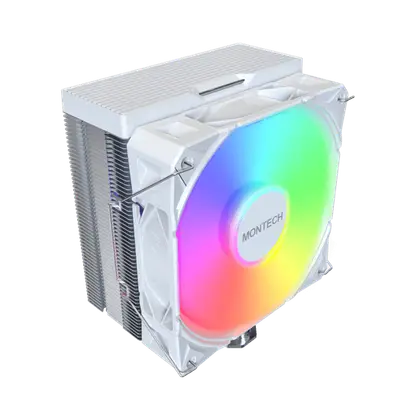 Вентилятор для процессора Montech NX400 ARGB (W) TDP 220W 4-pin 1851/1700/1200/115X/AM5/AM4 White