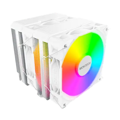 Вентилятор для процессора Montech NX600 ARGB (W) TDP 260W 4-pin 1851/1700/1200/115X/AM5/AM4 White