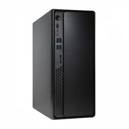 Case MATX mini tower Chieftec UNI, BS-10B-300-FOB, (300W 80+ Bronze), Type-C, black