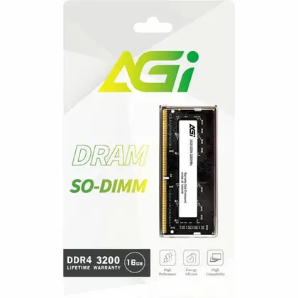 Оперативная память для ноутбука AGI 16GB DDR4/3200MHz/SO-DIMM/CL22 AGI320016SD138-ST