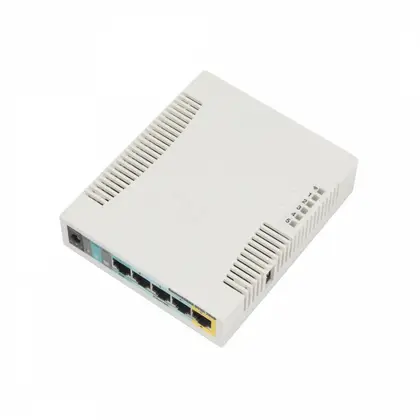 Wi-Fi точка доступа MikroTik RB951Ui-2HnD 802.11b/g/n/2.4 GHz/2x2 MIMO/Passive PoE