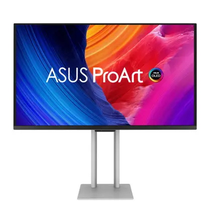 Монитор ASUS PA27UCDMR OLED,27",16:9 UHD (3840x2160x240Hz),1k cd/m2,1.5M:1,0.1ms,2xTB4.HDMI,DP,USBC