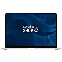 Ноутбук Apple MacBook Air A3114, Apple M3/15"Retina/8GB/256GB/10-core GPU/MacOS/Starlight
