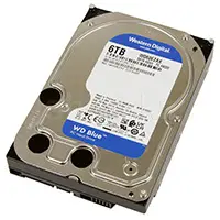 HDD 6TB WD Blue, 3.5", 5400rpm, SATA III, 256MB