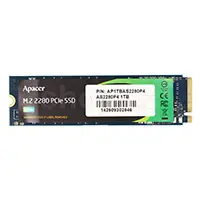 SSD 1TB Apacer AS2280P4, M.2, read 3000 MB/s, write 2000 MB/s, PCIe 3.0, TLC, OEM