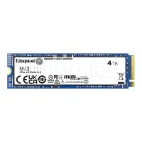 SSD 4TB Kingston NV3, M.2, read 6000 MB/s, write 5000 MB/s, PCIe 4.0