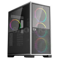 Корпус 1Stplayer Infinite IF8, midi Tower, E-ATX, m-ITX, Black, 3x3.5"/3x2.5", 2xUSB, USB-C
