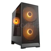 Корпус Cougar Airface 180, Midi Tower, ATX, Black, 2x3.5"/1x2.5", 2xUSB3.0, USB-C, RGB