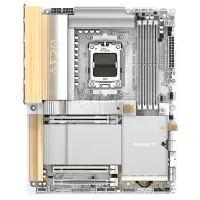 Матплата Gigabyte X870E Aero X3D Wood, AM5, ATX, 4DDR-5, 3хPCI-Ex16,4хSATA,4xM.2,HDMI,3xUSB-C, 11USB