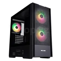 Корпус 1Stplayer AU7-BK, Midi Tower, ATX, Black, 1x3.5"/2x2.5", USB2.0, USB3.0, RGB