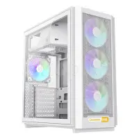 Корпус GameMax F46 WH, Midi Tower, ATX, White, 2x3.5"/3x2.5", 2xUSB3.0, RGB