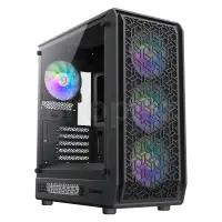 Корпус GameMax Forge MB, Midi Tower, m-ATX, Black, 2x3.5"/3x2.5", 1xUSB3.0, 1xUSB2.0, RGB