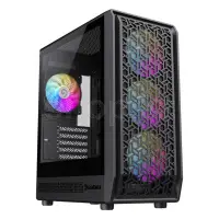 Корпус GameMax Forge COC, Midi Tower, m-ATX, Black, 2x3.5"/3x2.5", 1xUSB3.0, 1xUSB2.0, RGB