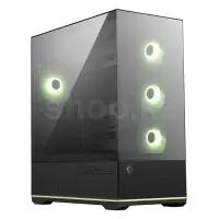 Корпус MSI MAG Pano 110R PZ, ATX, mATX, m-ITX, Black, 2x3.5"/2x2.5", 2xUSB3.0, USB-C