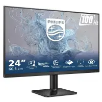 Монитор 23.8" Philips 24E2N1100LB/01, Black VA, 1920x1080@100Hz, 250кд/м2, 4000:1, 4ms, HDMI, VGA